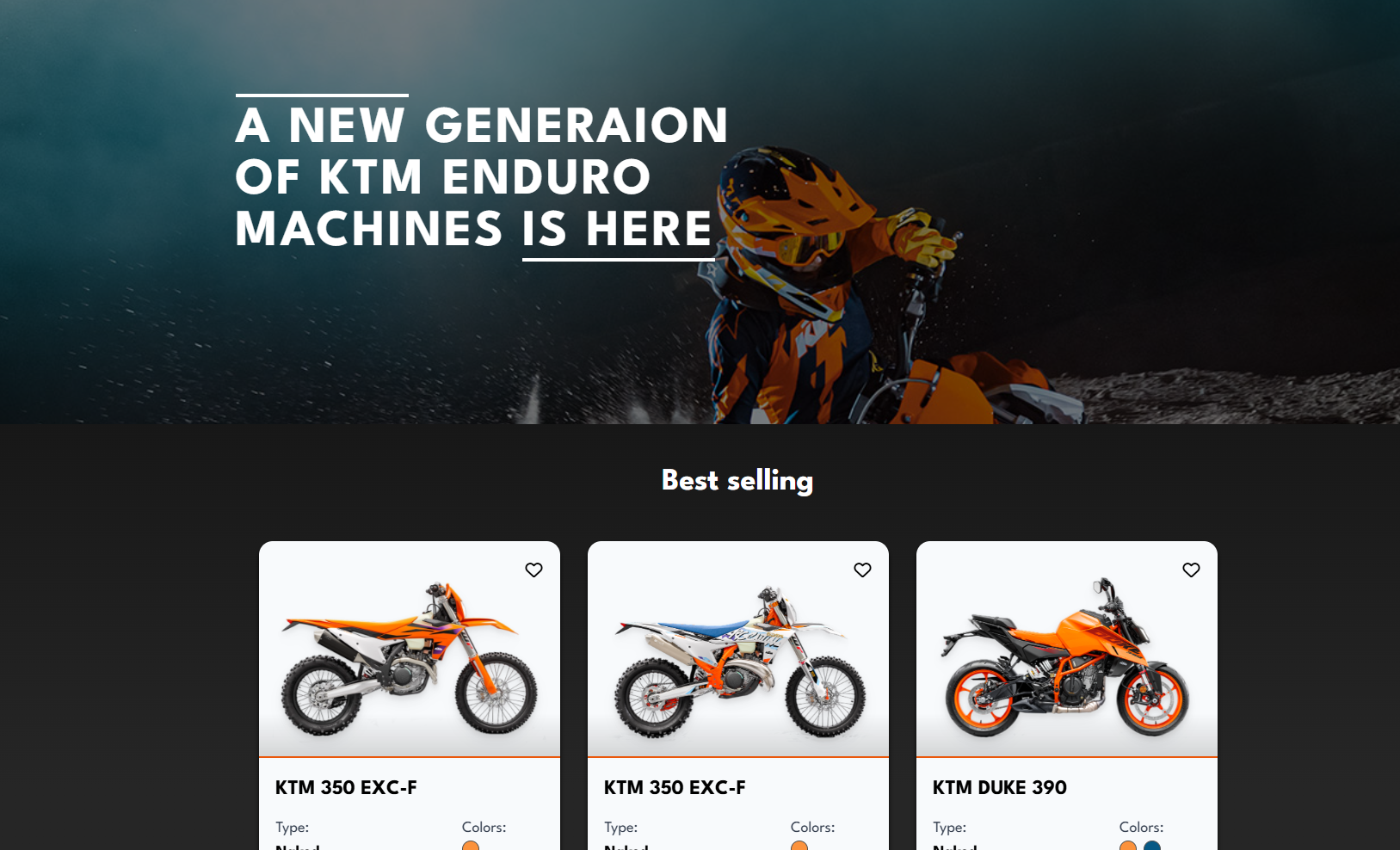 KTM Website